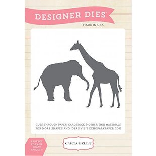 Carta Bella Design Dies giraf olifant