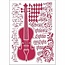 Stamperia Stamperia Stencil A4 Violin