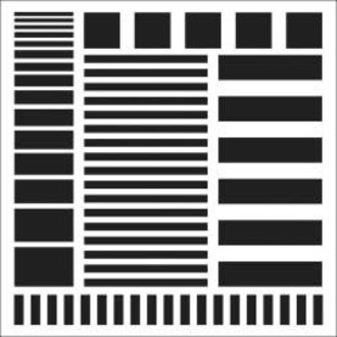 TCW Template 6"x6" Stripes