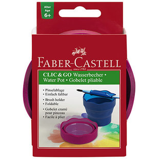 Faber Castell Clic & Go Waterbakje Rood