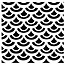 TCW TCW Template 12"x12" Fish scales