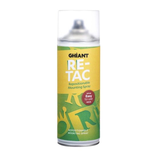 Ghiant Ghiant Re-Tac Repositionable Mounting Spray 400 ml.