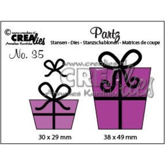 Crealies Crealies Stansmal Cadeautjes