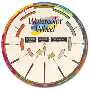 Watercolor Wheel doorsnede 23,5 cm