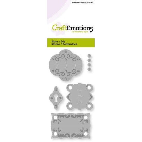 CraftEmotions CraftEmotions Stansmal Vintage Scharnieren