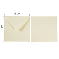 Florence Florence Enveloppen 16x16cm Ivory 25st 120g