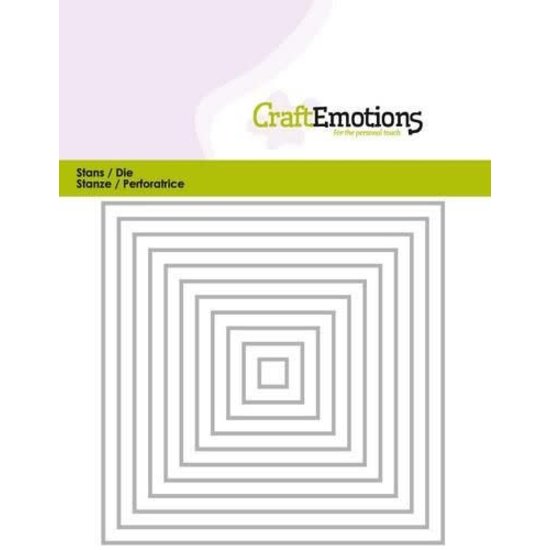 CraftEmotions Craftemotions stansmal randen recht Vierk
