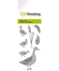 CraftEmotions stansmal Eendjes groot / klei
