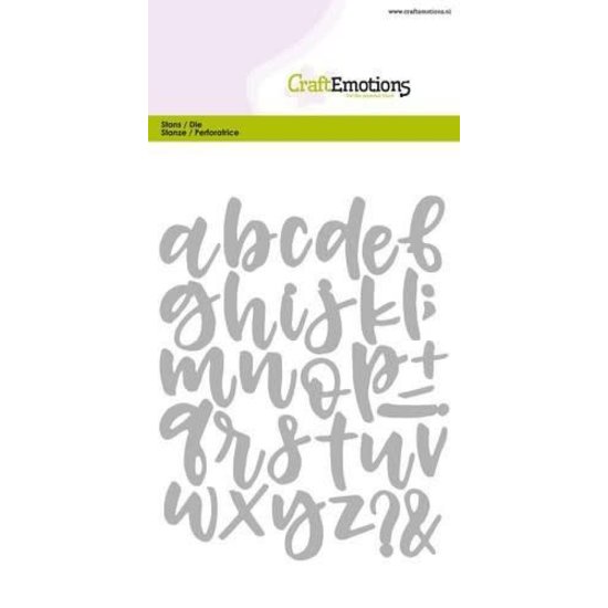 CraftEmotions CraftEmotions Stansmal Alfabet Kleine Letters Card 10,5x14,8cm Carla Kamphuis