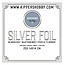 Kippers Silver Foil, bladzilver 14 x14 cm 25 st