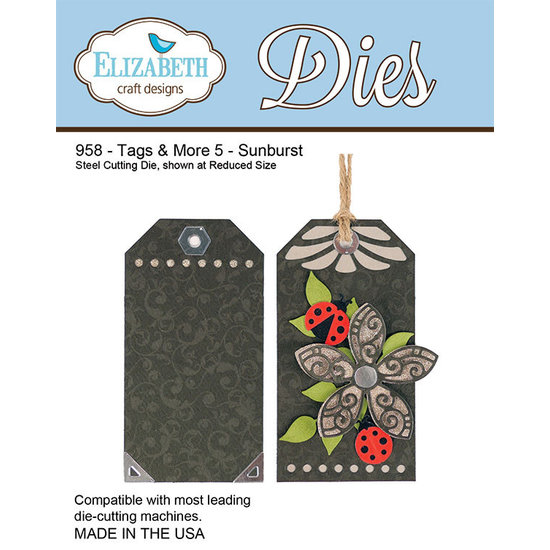 Elizabeth Craft design Elizabeth Craft Design stencil Tags & More