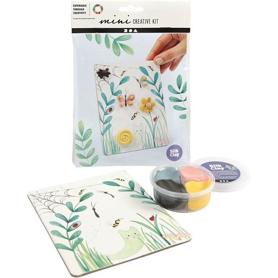 Creotime Mini Creative Kit Silk clay - nature