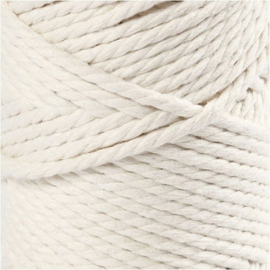Creotime Macramé Koord  4mm 55m 330g Wit