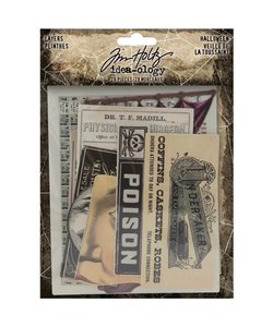 Tim Holtz Idea-Ology Layers Halloween 28 pcs.