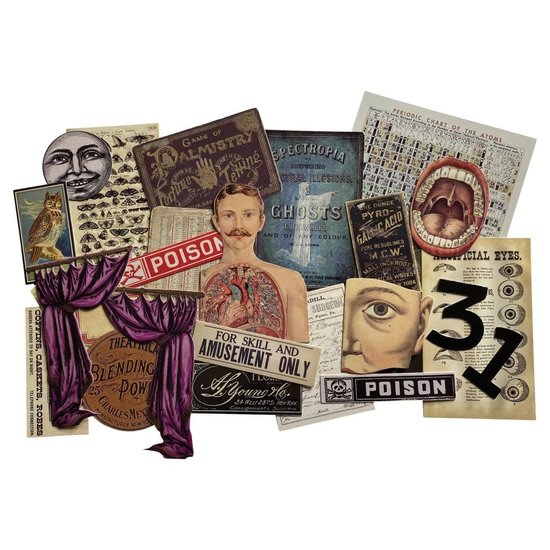 Tim Holtz Tim Holtz Idea-Ology Layers Halloween 28 pcs.