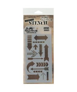 Tim Holtz Layering Stencil 4.125 "X8.5" Arrows