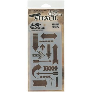 Tim Holtz Layering Stencil 4.125 "X8.5" Arrows