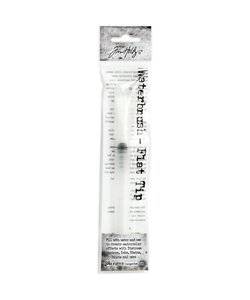 Tim Holtz water brush broad flat