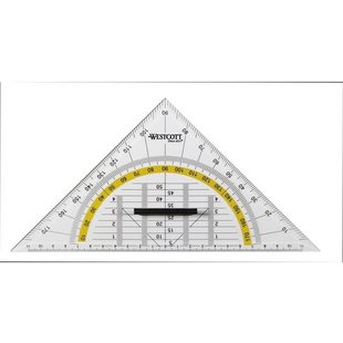 Westcott Geo driehoek  met greep 22cm