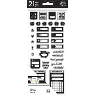 Happy Planner Clear Stamps Budget