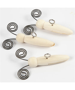 Vlinderlijven, l: 5,5 cm, d:15mm, 5 ST