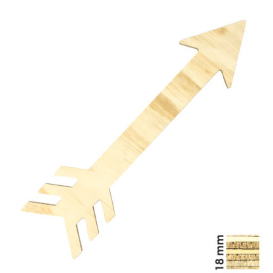 Pronty Houten Pijl 1,8x13x5,24cm