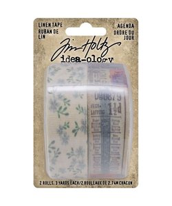 Tim Holtz Idea-Ology Linen tape Agenda 2 pcs.