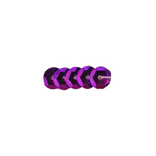 Vaessen Creative Vaessen Creative Pailletten Cup Metallic 6mm 5g Paars