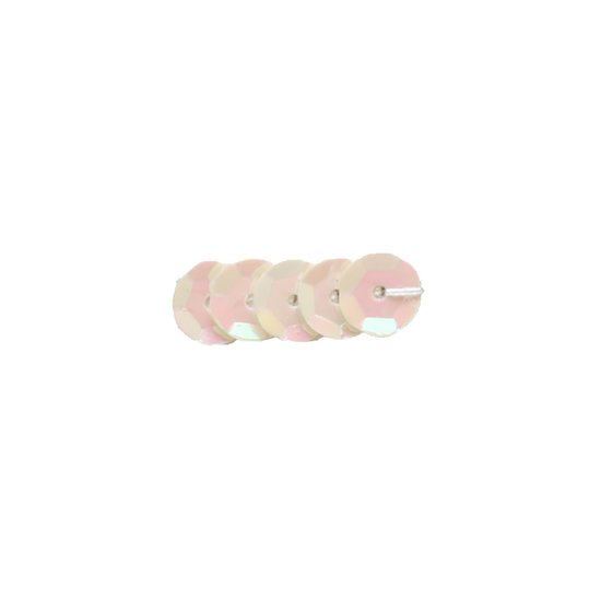 Vaessen Creative Vaessen Creative Pailletten Cup Pastel 6mm 5g Ecru Roze