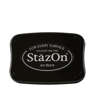 Tsukineko StazOn Ink Pad Jet Black