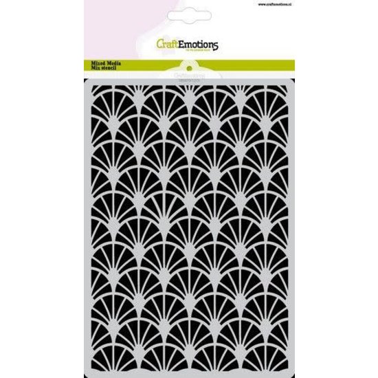 CraftEmotions CraftEmotions Mask Stencil A5 Sierbogen