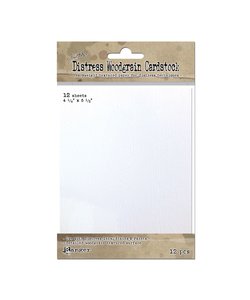 Ranger Distress  Tim Holtz Woodgrain Cardstock 4 ,25x5,5 inch 12 sheets