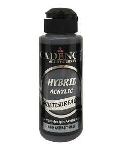 Cadence Hybrid Acrylverf Semi Mat 120ml Anthracite Black