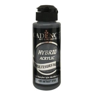 Cadence Hybrid Acrylverf Semi Mat 120ml Anthracite Black