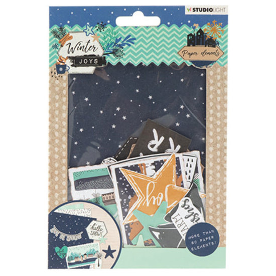 Studio Light Studio Light Die Cut paper set Winter Joys