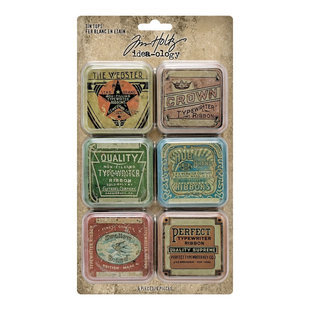 Tim Holtz Idea-Ology Tin tops 6 pcs.