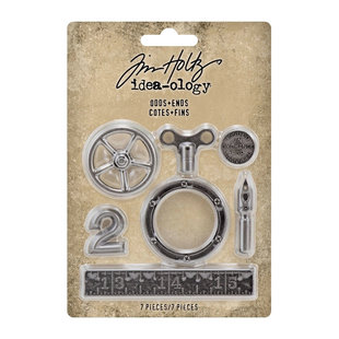 Tim Holtz Idea-Ology Odds and Ends 7 pcs.