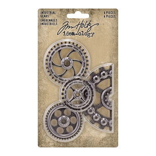 Tim Holtz Idea-Ology Industrial Gears 4 pcs.