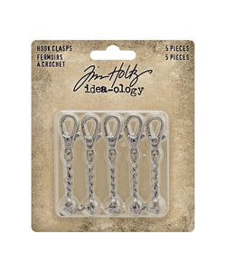 Tim Holtz Idea-Ology Hook Clasps 5 pcs.