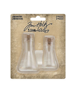 Tim Holtz Idea-Ology Laboratory bottle's 2 pcs