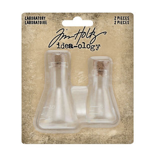 Tim Holtz Idea-Ology Laboratory bottle's 2 pcs