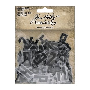 Tim Holtz Idea-Ology Mini Marquee Letters 144 pcs