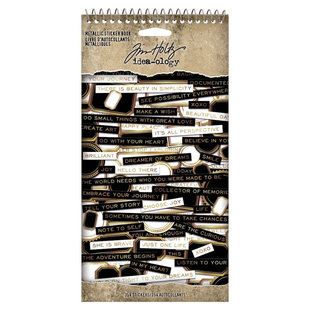 Tim Holtz Idea-Ology Sticker book Metallic stickers 354 pc