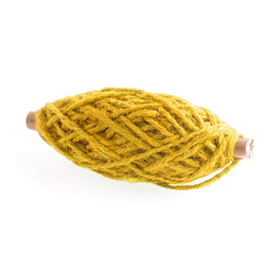Vivant Vivant Flaxcord Touw 25m x 3,5mm 100% Natural Yellow