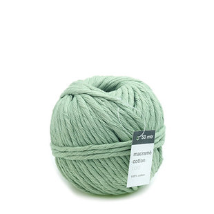 Macrame Katoen Koord 5mm 50m Mint Groen