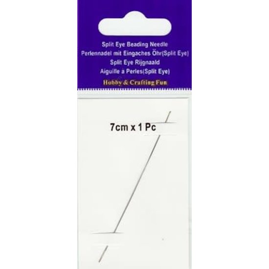 Hobby & Crafting Fun Split Eye Beading Needle Rijgnaald 7cm