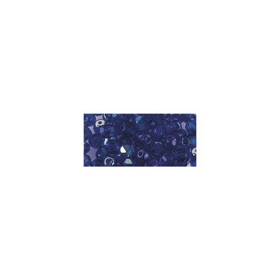 Rayher Rayher Glas Facetkraal 4mm Safier Iriserend 100st