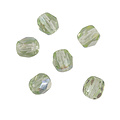 Rayher Rayher Glas Facetkraal 4mm Jaspis Iriserend 100st