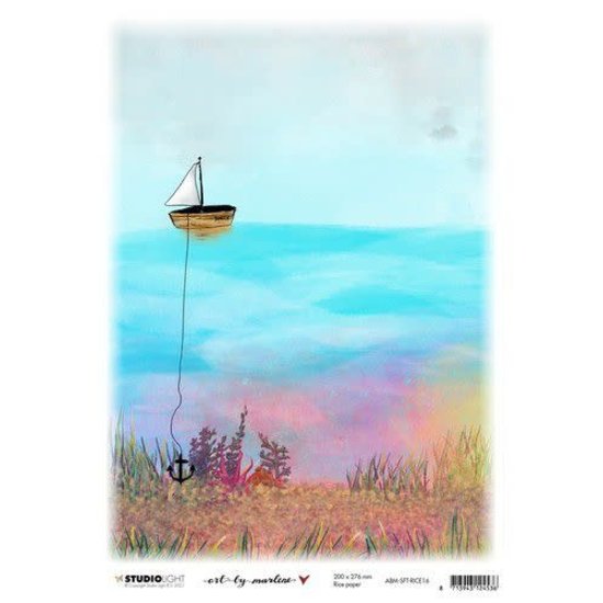 Studio Light Studio Light Art By Marlene Rice Paper 20x27,6cm  So-Fish-Ticated nr. 16