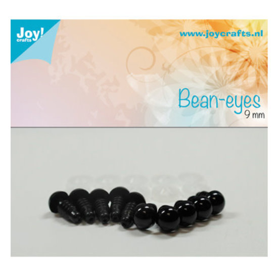 Joy Crafts Joy Crafts Veiligheidsoogjes Zwart 9mm 10st
